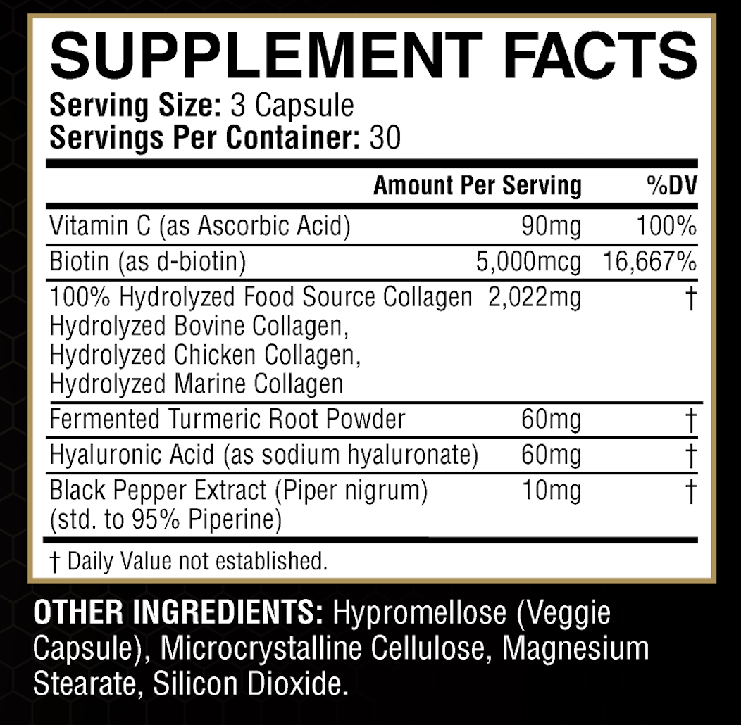 NeoBlends Multi Collagen with Turmeric & Biotin– 90 Capsules